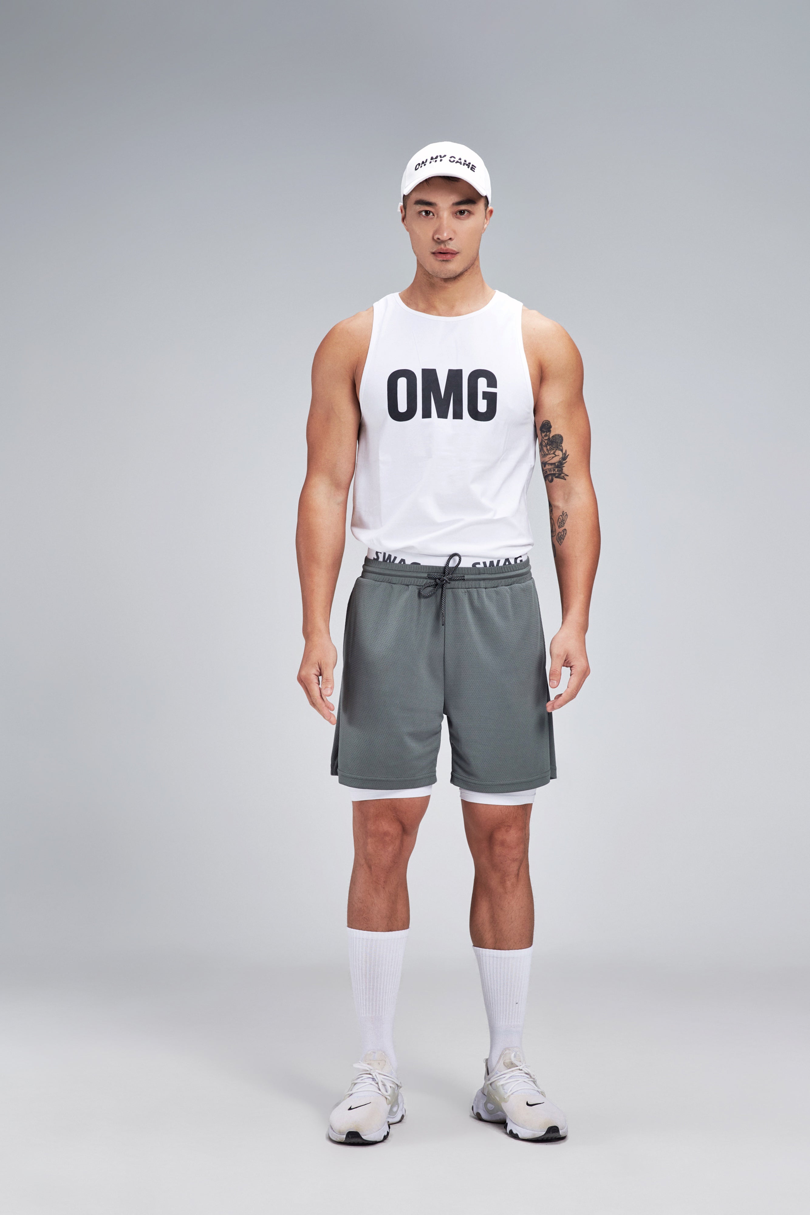 OMG® Swag Mesh Shorts & Tights