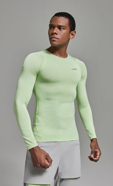 HEGZA Compression Pants Running Long-sleeved Tops and Loose